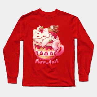 Strawberry Purr-fait Long Sleeve T-Shirt